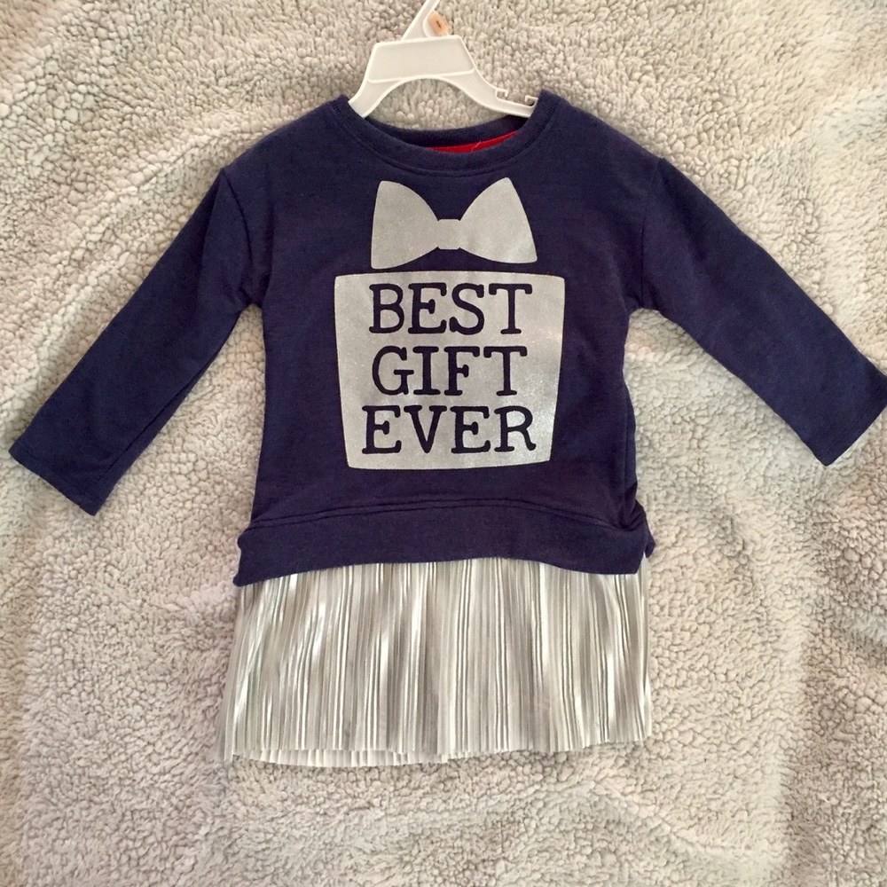 Best gift ever dress. Blue with sparkly silver